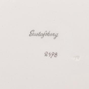 SERVISDELAR, 54 delar, Gustavsberg, tidigt 1900.