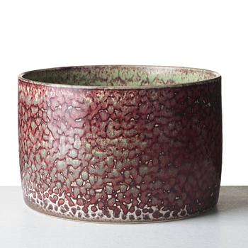 Stig Lindberg, a stoneware vase, Gustavsberg studio, Sweden 1970.