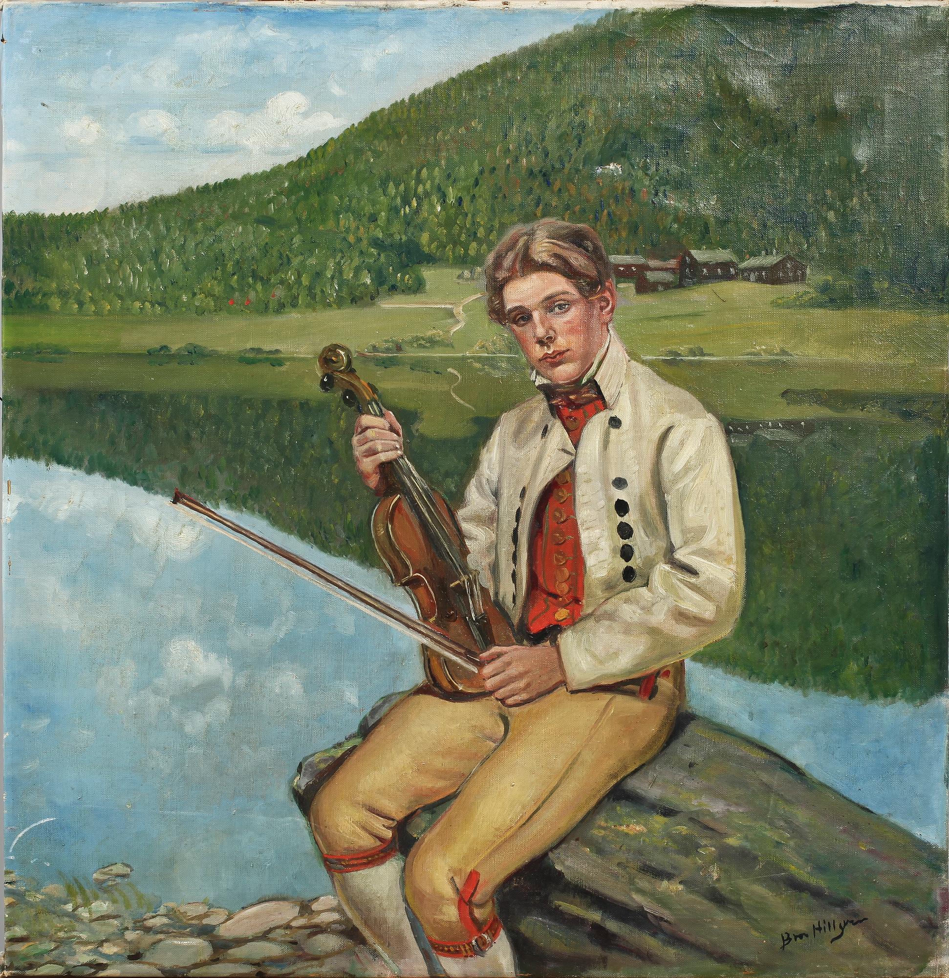 BROR HILLGREN, olja på duk, sign.