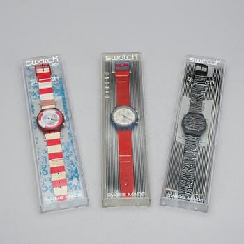 ARMBANDSUR, 3 st, Swatch, Schweiz.