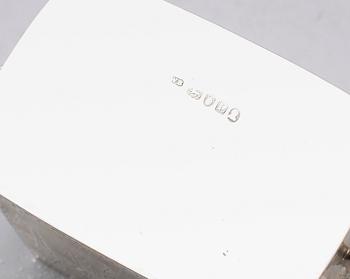 SOCKERSKÅL, silver, William Bennett, London 1806. Vikt ca 203 g.