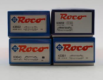 SAMLING MODELLTÅG, 4 delar, Roco, Österrike.