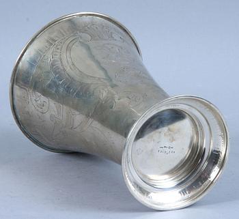 BÄGARE, silver, rokokostil, C G Hallberg, 1934. 340 gr.