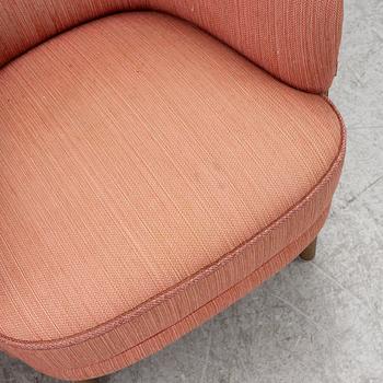 Carl Malmsten, a pair of 'Samsas' armchairs, AB OH Sjögren, Tranås.