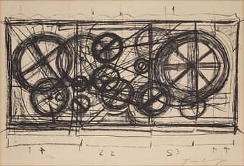 168. Jean Tinguely, Abstrakt komposition.