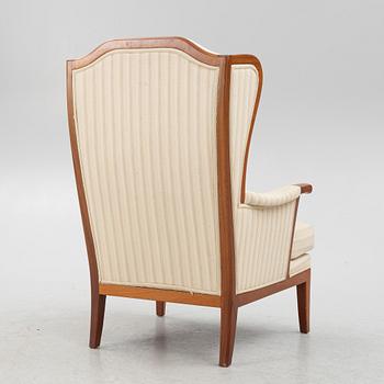 Carl Malmsten, armchair, "The Housefather", OH Sjögren 1988.