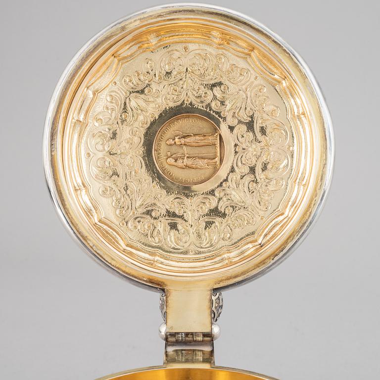 Gustaf Möllenborg, stop, silver, barockstil, Stockholm 1892.
