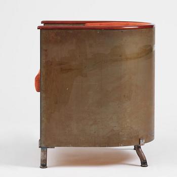 Mats Theselius, a "Järn/Moccafåtöljen" armchair, ed. 157/360, Källemo, Värnamo, post 1994.