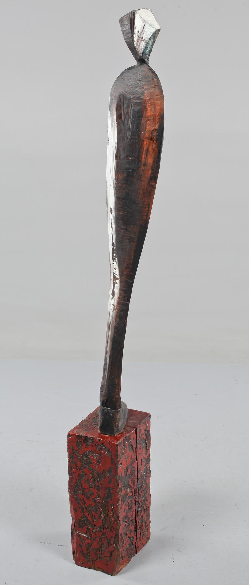 KJELL LANDFORS, blandteknik, "Idol", signerad och daterad 1987.