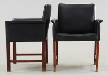 KARMSTOLAR, ett par, Hans Olsen, CS Möbler, 1960-tal.