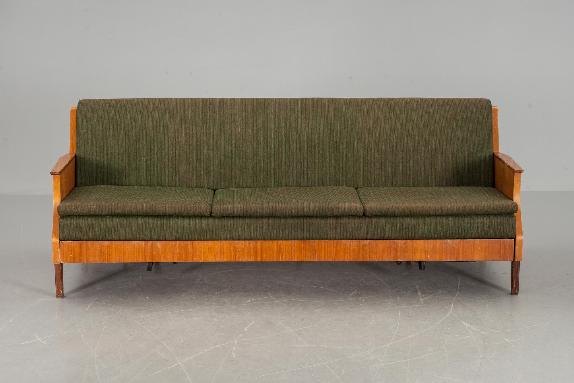 BÄDDSOFFA, Holms fabriker, Virserum, 1950-tal.