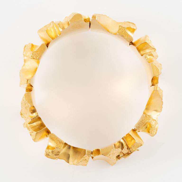 Björn Weckström bracelet 18K gold "Bear Tooth", for Lapponia.