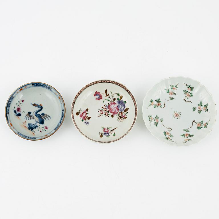 15 pieces of Chinese porcelain, 18th/19th century.