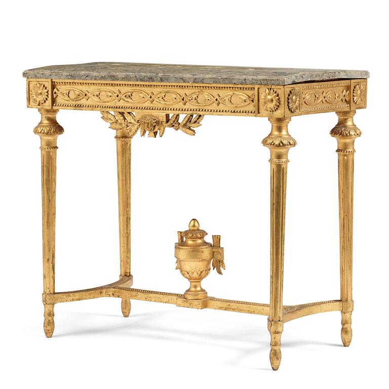 Konsolbord, Stockholmsarbete, 1700-talets slut, Sengsutavianskt.