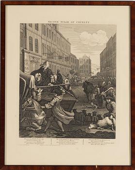WILLIAM HOGARTH, engravings, 6, later, 20th century.