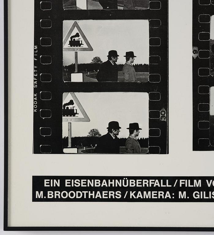 Marcel Broodthaers, "Ein Eisenbahnüberfall".