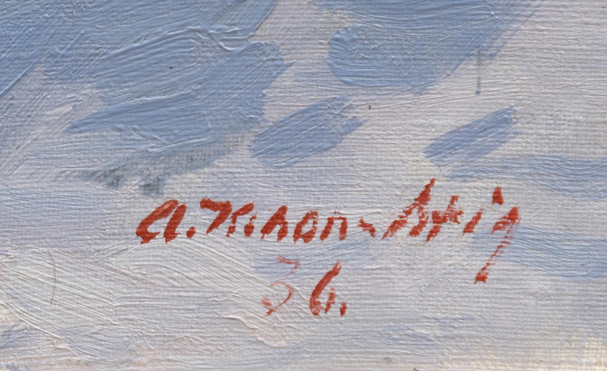 Ante (Anders) Karlsson-Stig, Winter landscape.
