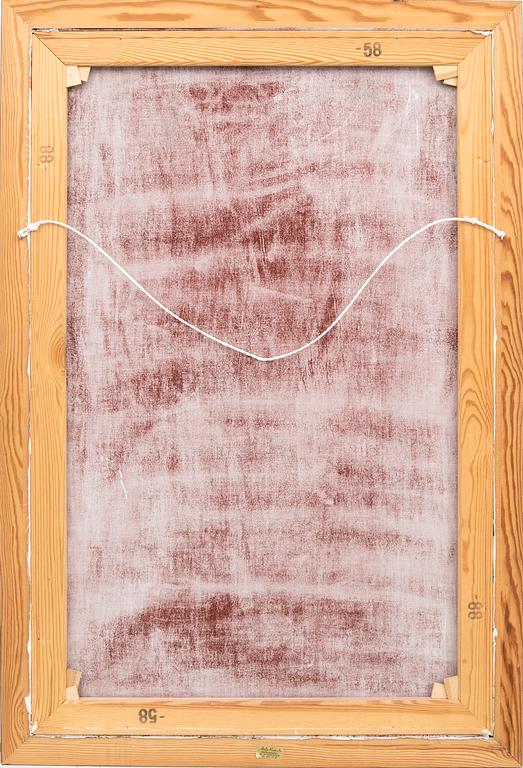 Ahmed Said, lack på duk Tingatinga-måleri, signerad.