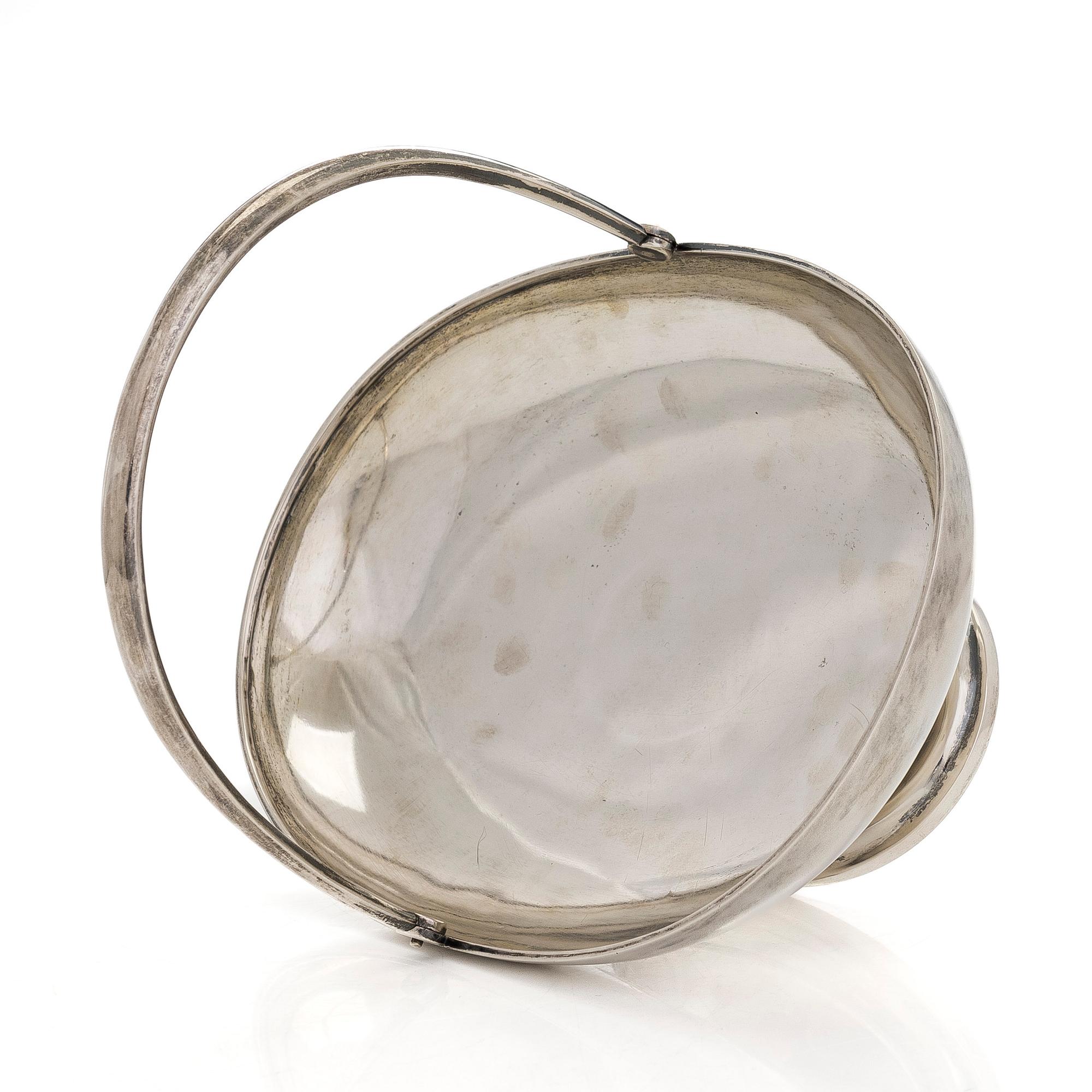 Leipäkori, hopea, Pietari 1889.