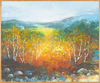 Leif Kander, olja på duk, signerad och daterad -95.