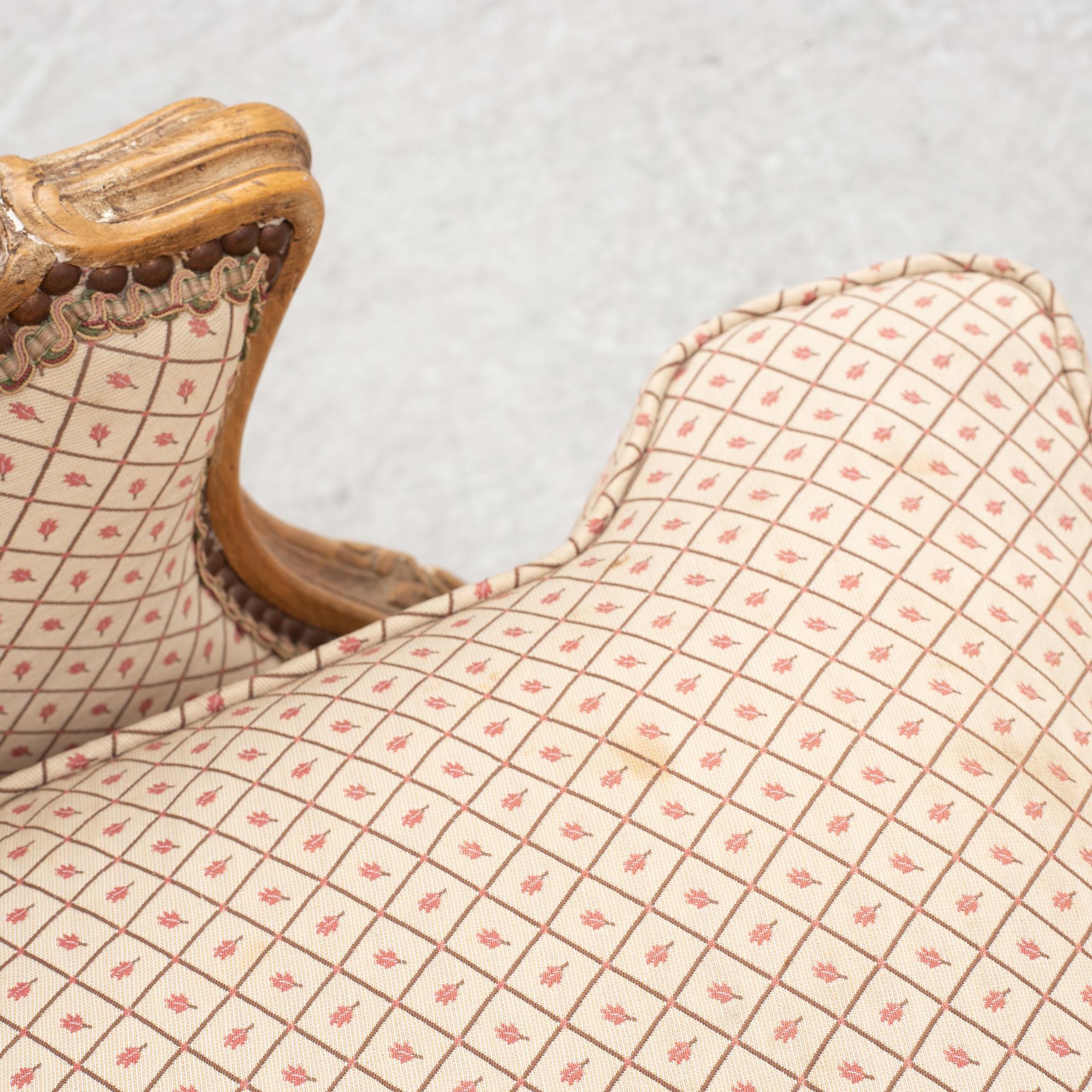 Bergèrer, ett par, Louis XV-stil, omkring år 1900.