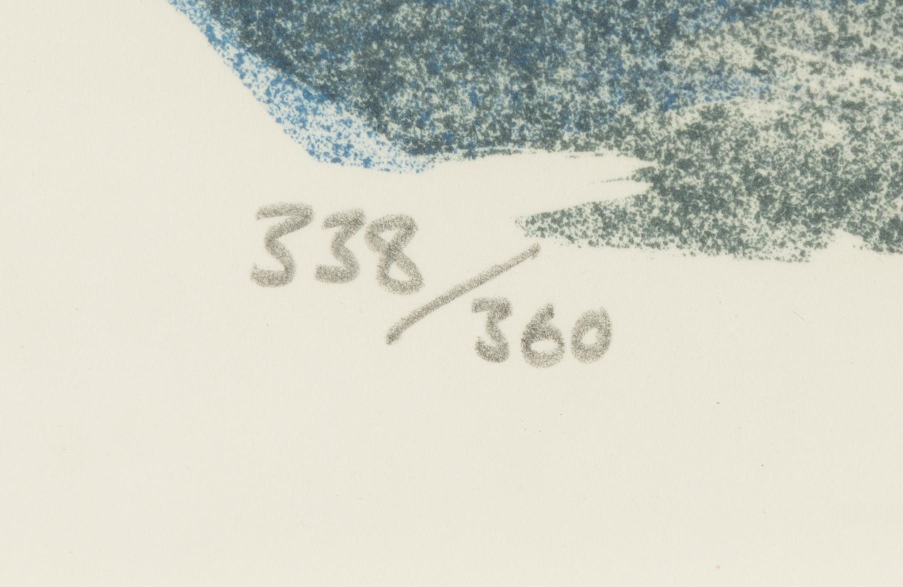 Roland Svensson, lithograph in colours, signed 338/360.