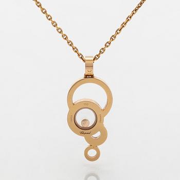 Chopard, kaulakoru riipuksella "Happy Bubbles", 18K kultaa ja timantteja.