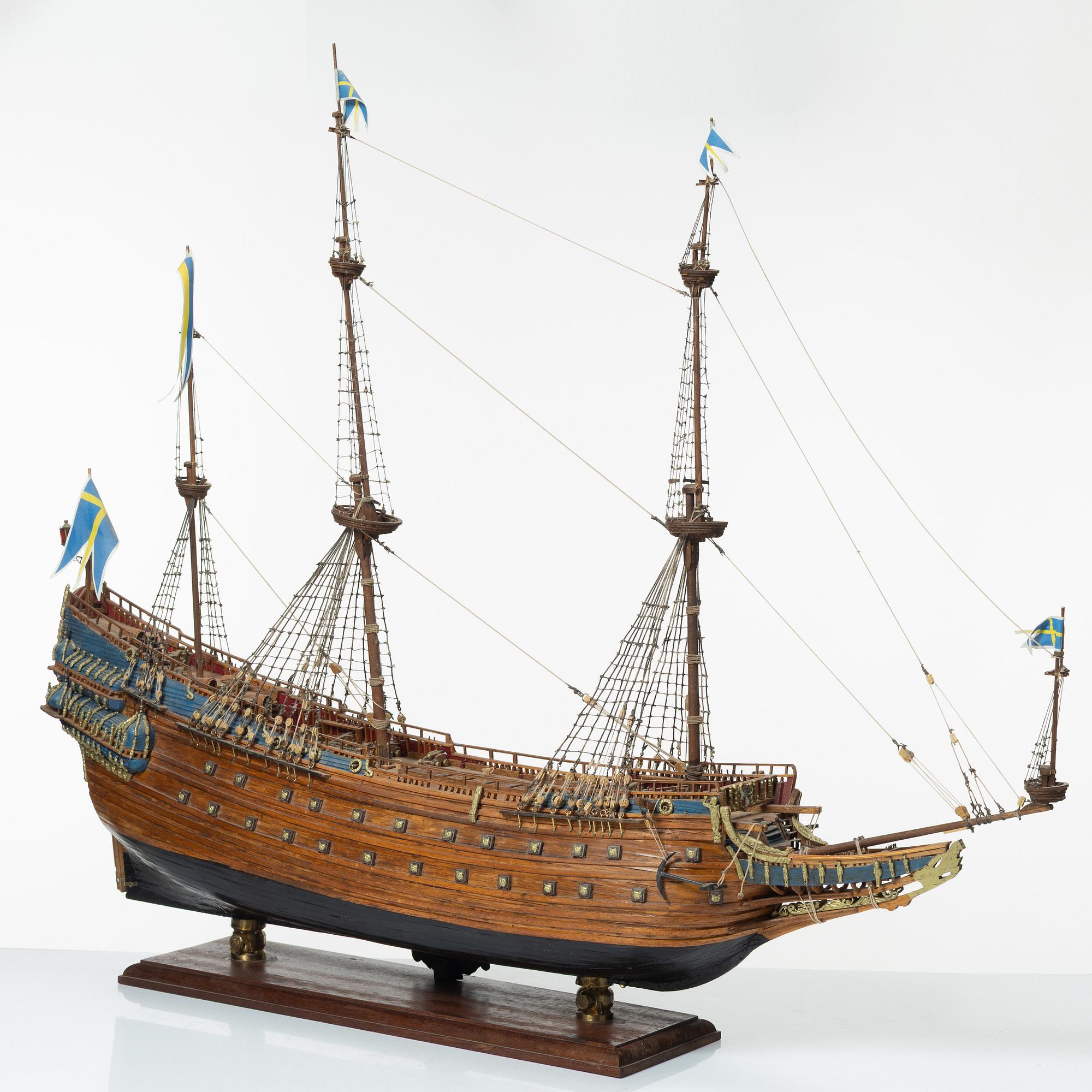 Ship model, "Vasa", circa 2000.