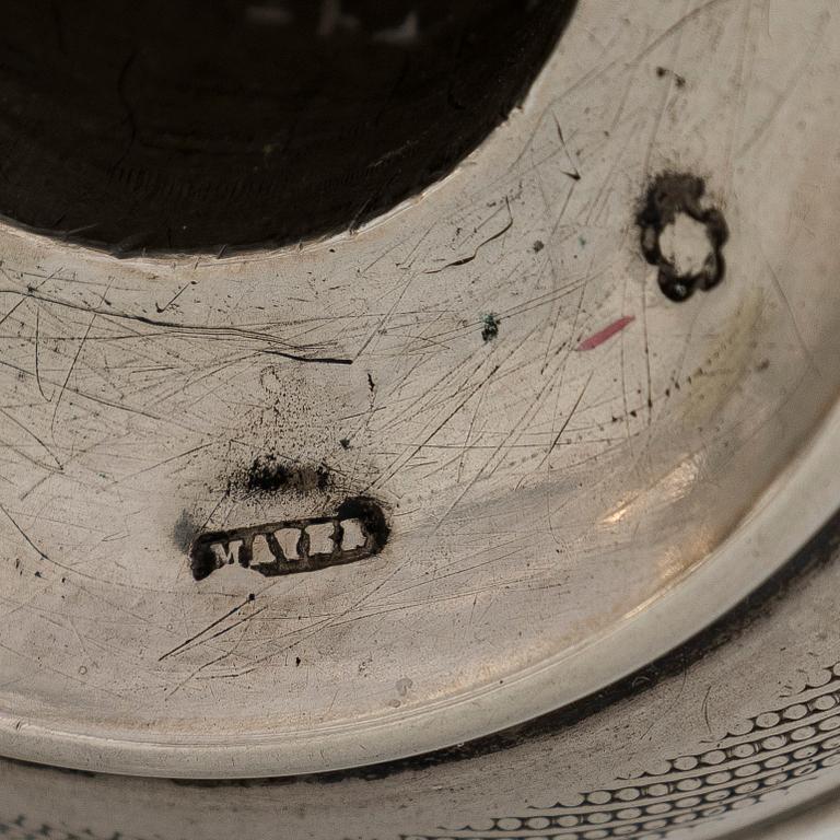 Ljusstakar, 3 st, silver, Österrike-Ungern 1807-1922.