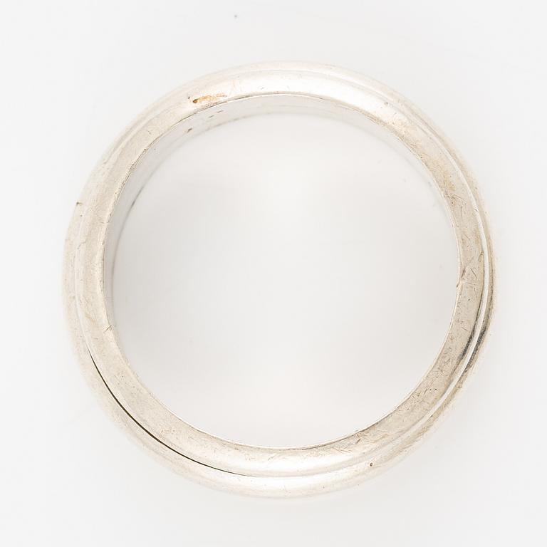 Ring, silver, Mexico.