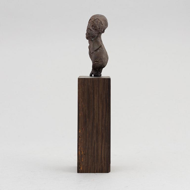 Claes Hake, skulptur, brons, signerad.