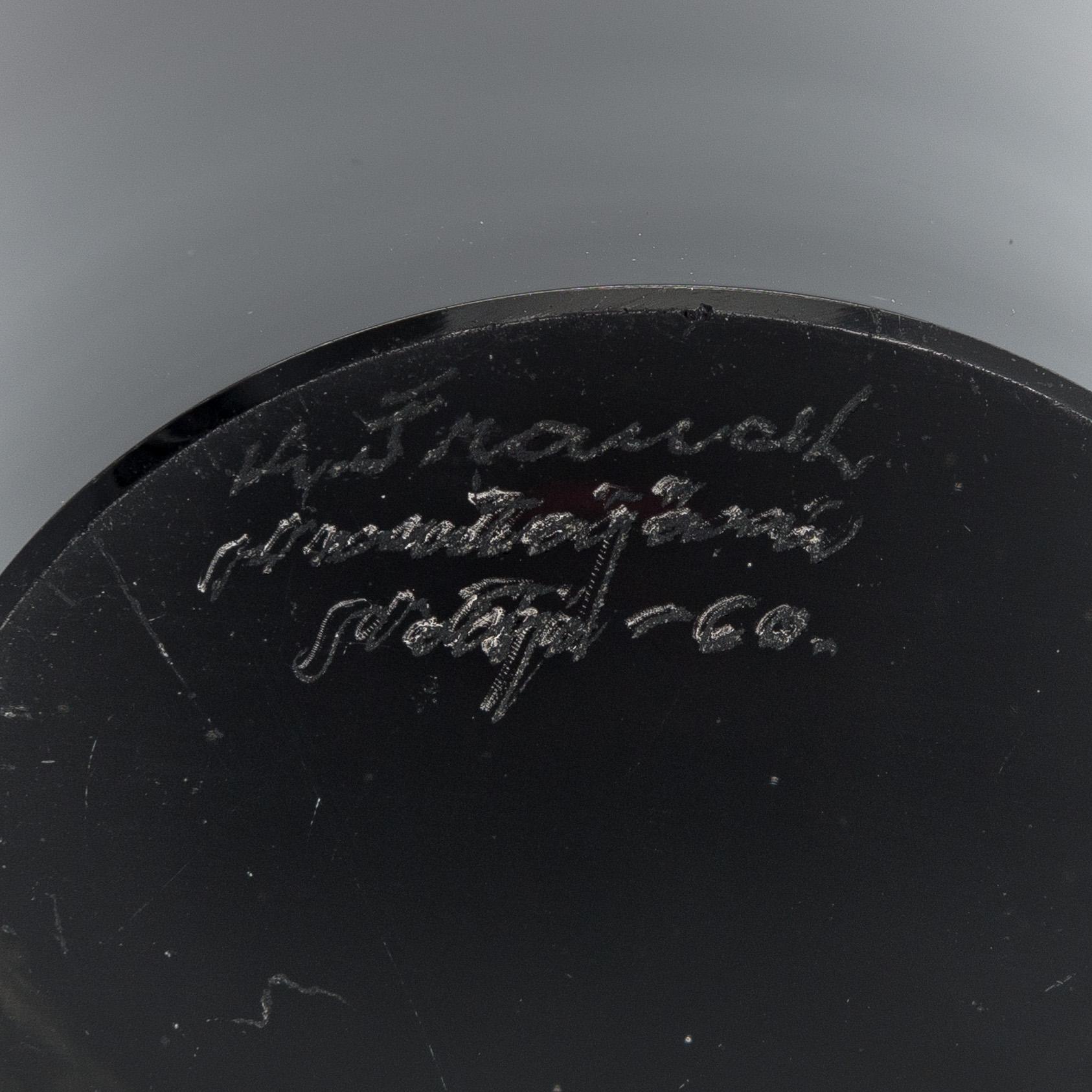 Kaj Franck, a 'KF 239' glass vase signed K. Franck Nuutajärvi Notsjö -60.