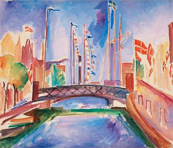 64. Tor Bjurström, "Broen, Kobenhavn" (The bridge, Copenhagen).