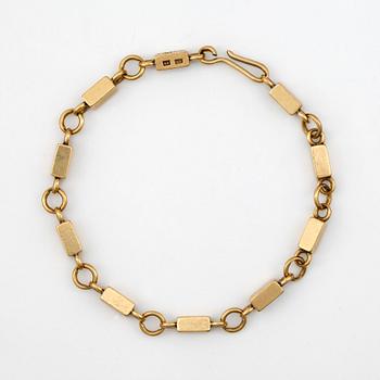 A Wiwen Nilsson 18k gold bracelet, Lund 1973.