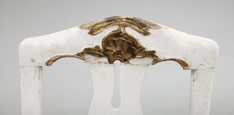 STOLAR, 6 st, senbarock, 1700-tal.