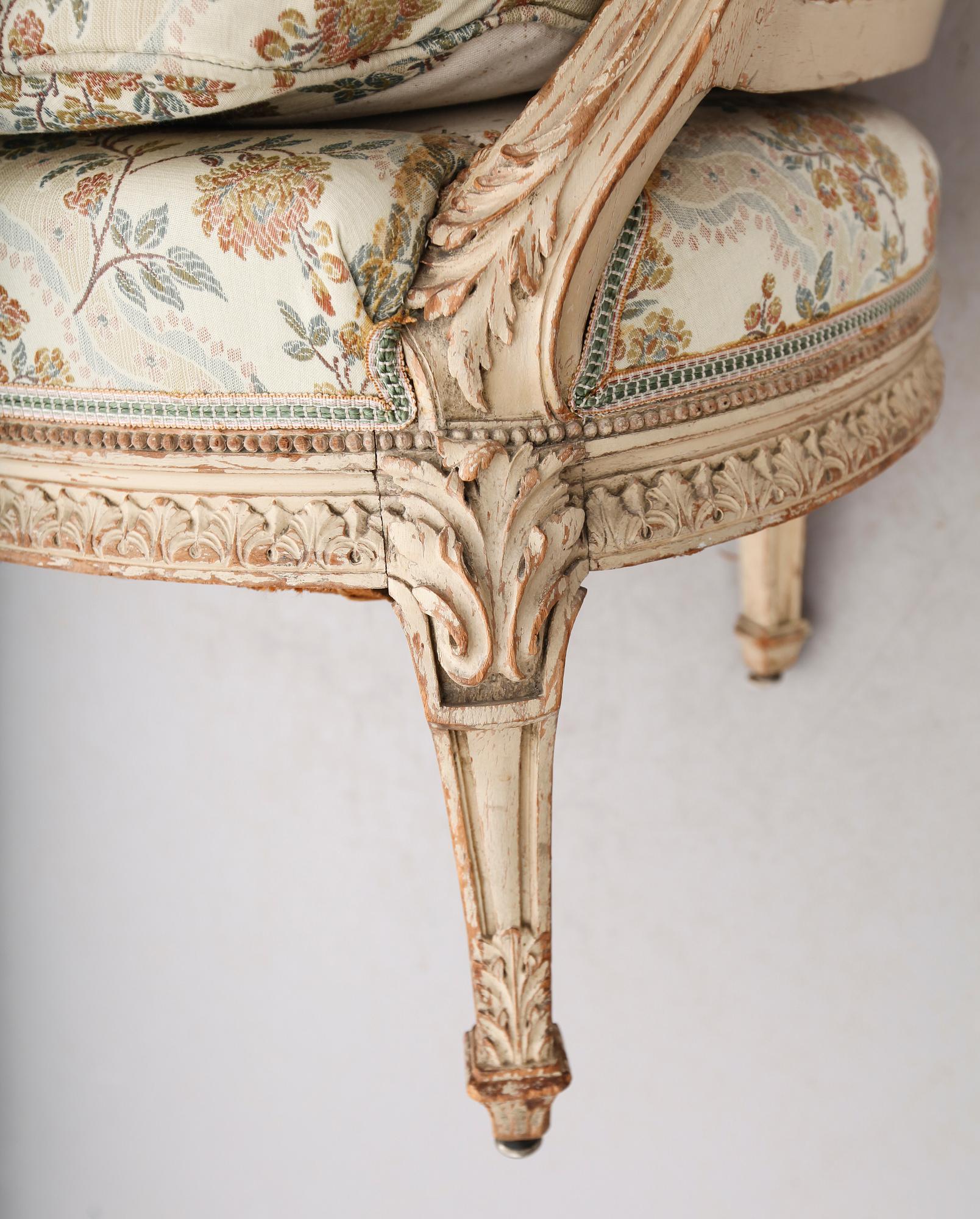 BERGERE, gustaviansk stil, Frankrike, omkring år 1900.