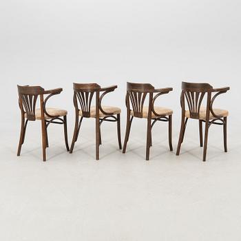 Armchairs, 4 pcs, second half of the 20th century.