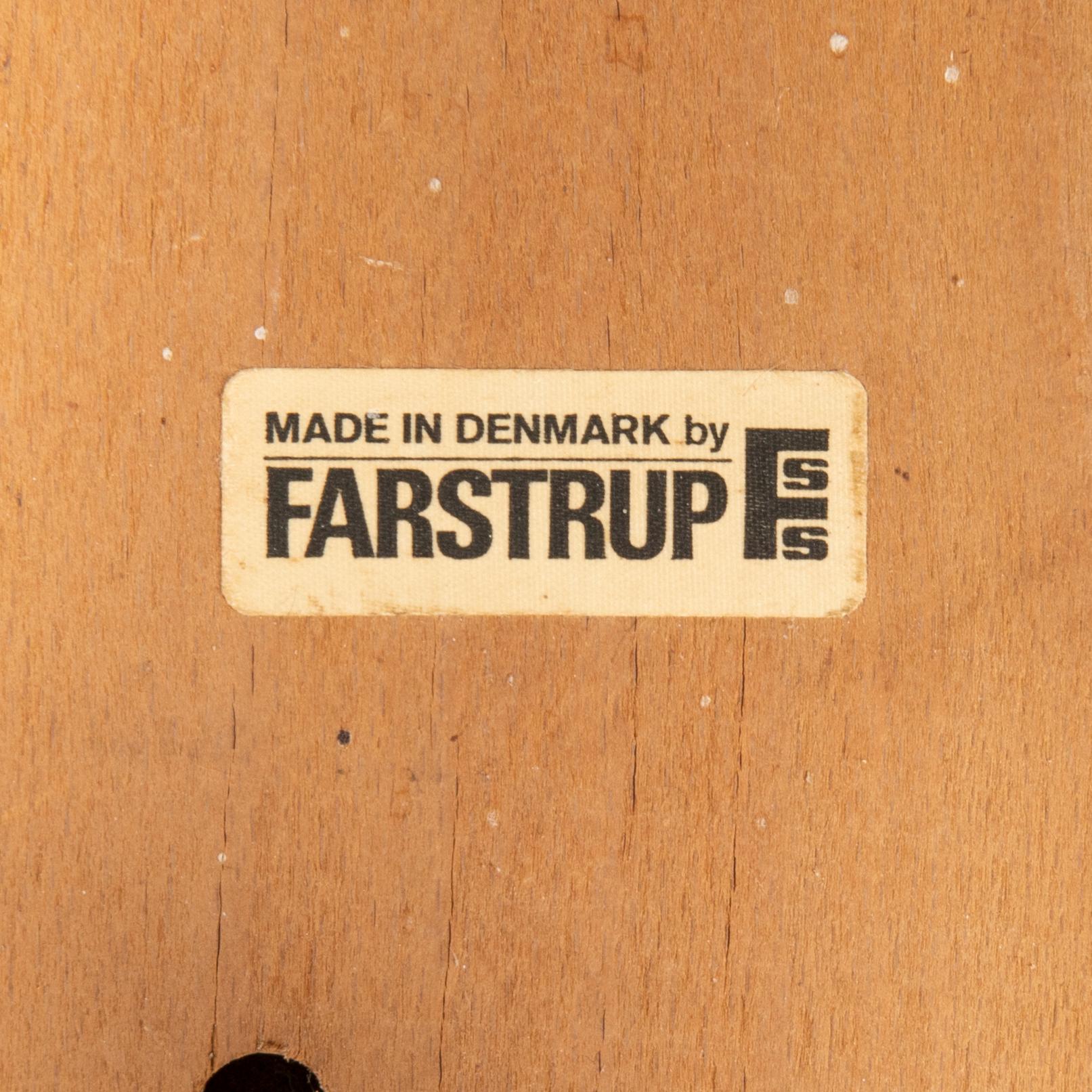 Chairs 6 pcs Farstrup Denmark 1960s.