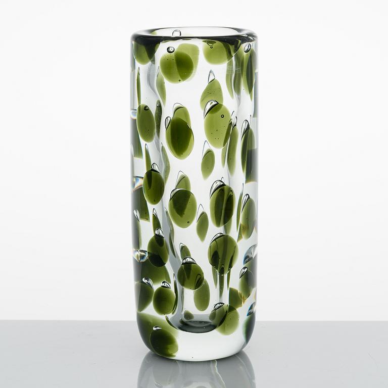 Saara Hopea, A 'Panther' vase, signed S. Hopea, Nuutajärvi Notsjö -55.