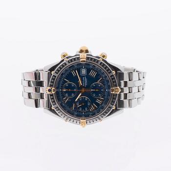 ARMBANDSUR, herr, Breitling Crosswind Chronograph. Tachymeter. Stål. 1997.