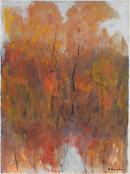 Ruben Heleander, gouache, signed.