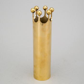 A brass vase by Pierre Forsell for Skultuna.
