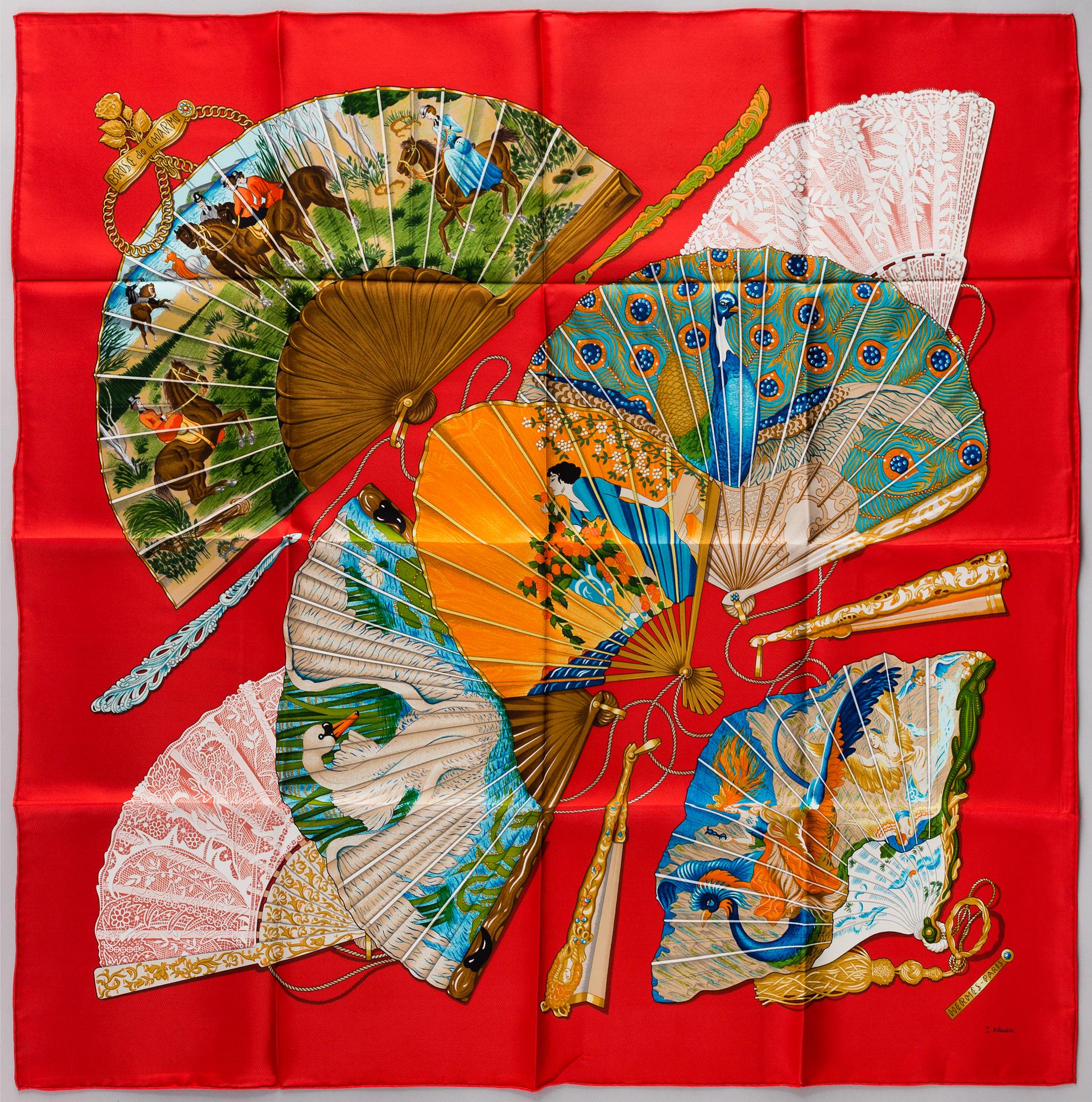 HERMÈS, scarf, 'Brise de Charme'.