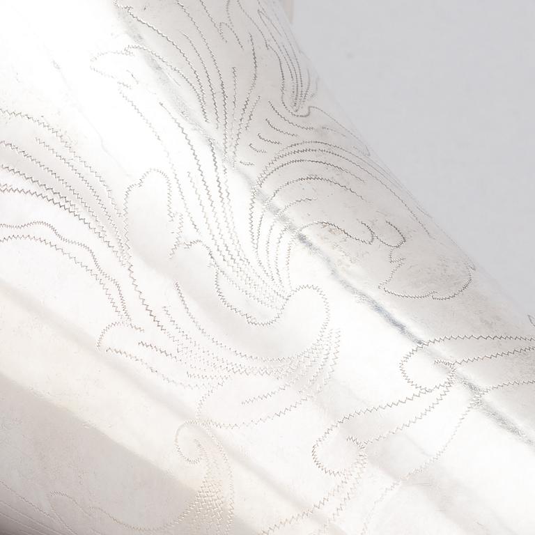 Christian Kullberg, bägare, silver, Ystad 1793.