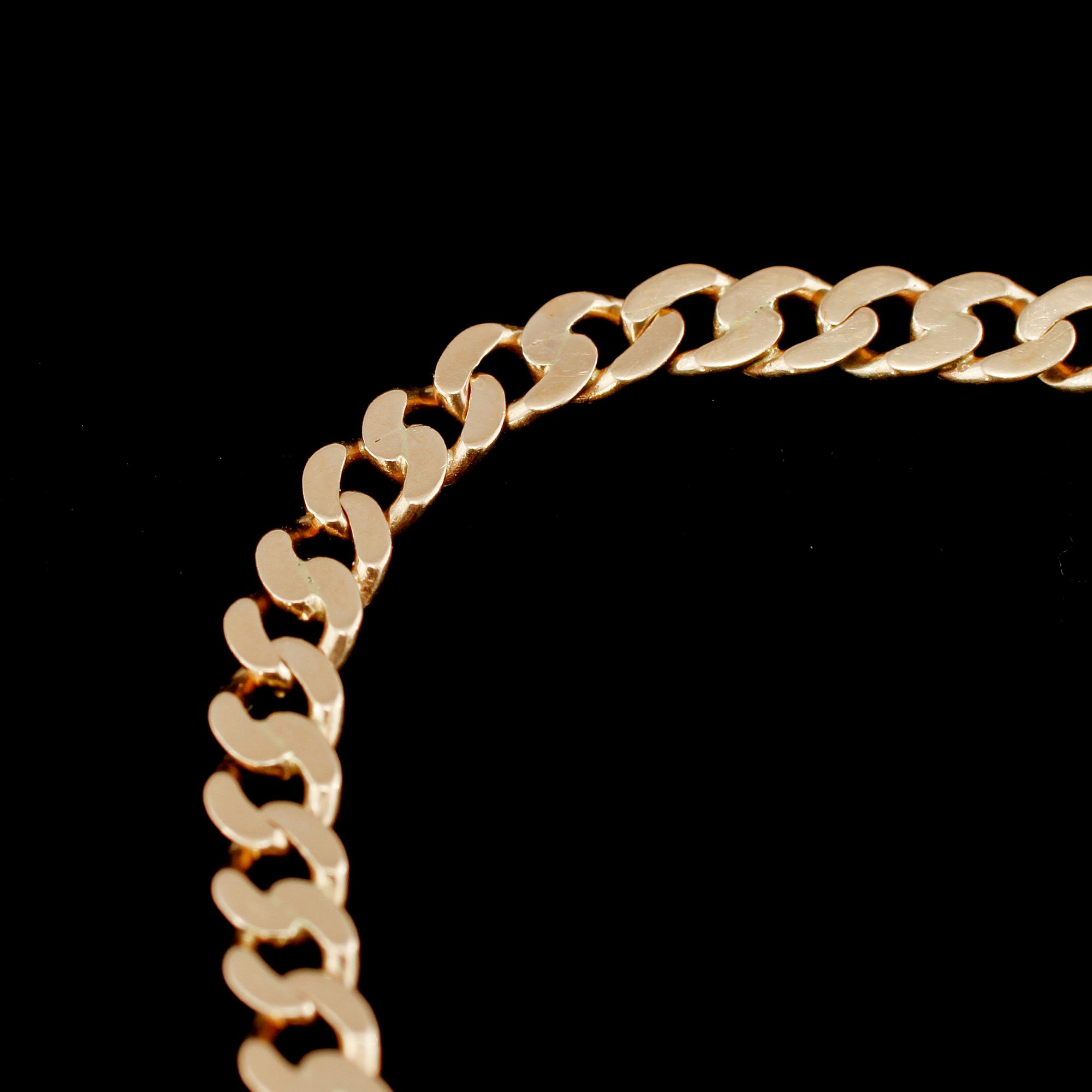 ARMLÄNK, 18k guld, Ceson, Göteborg, 1948. Vikt 8 g.