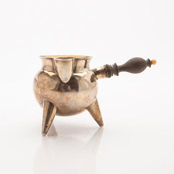 Cream jug, silver, probably Denmark, 19th/20th century.