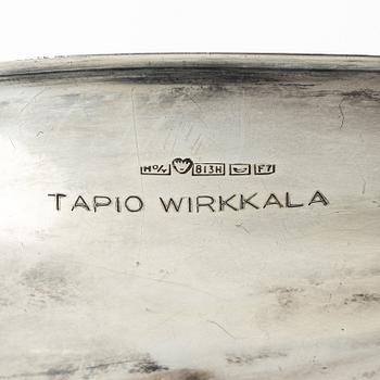 Tapio Wirkkala, a silver bowl, Hopeatehdas Oy Helsinki 1960.