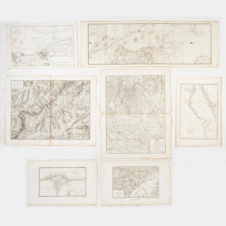 118 engraved maps and battle plans from the Napoleonic Wars.