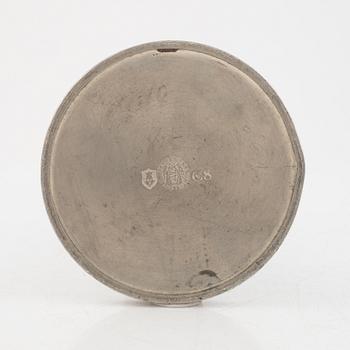 Nils Fougstedt, a model "A 949" pewter vase, Firma Svenskt Tenn, Stockholm 1929.