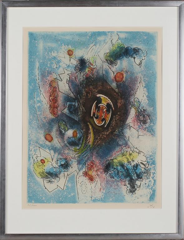 ROBERTO MATTA, färgetsning, signerad och numrerad 25/100?.